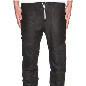 Zanerobe Leather Joggers